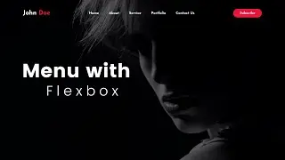 Simple Navbar With Flexbox | Navbar CSS Tutorial