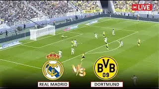 🔴LIVE : REAL MADRID vs BORUSSIA DORTMUND I CLUB FRIENDLY MATCH STREAMING TODAY I eFOOTBALL PES 21