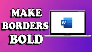 How to make Table Borders Bold in Microsoft Word | how to increase the table border thickness