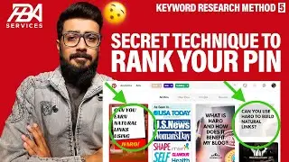How To Do Keyword Research For Pinterest | Ubersuggest Keyword Research Tool | HBA Services