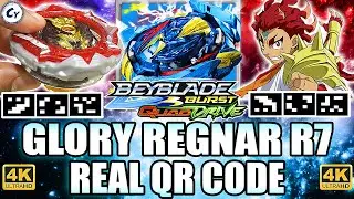 GLORY REGNAR R7 QR CODE + ALL RARE GEM QR CODES BEYBLADE BURST APP