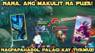 NANA, Ang Makulit na Pusa! Nagpapahabol palagi kay THAMUZ! | THAMUZ LEGENDARY!