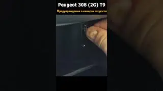 Устанавливаем камеры скорости на Peugeot 308 