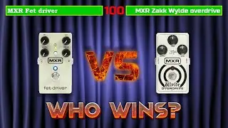 MXR Fet driver VS MXR Zakk Wylde overdrive, PRS SE Custom 24 #урокигітари #guitarclass