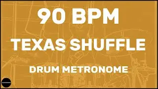 Texas Shuffle | Drum Metronome Loop | 90 BPM