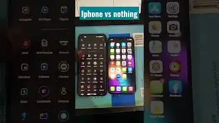 iPhone vs nothing phone 1. comment your favourite 🥰 #iphone #nothingphone1  #youtubeshorts