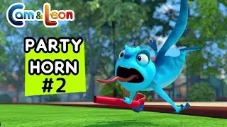 Cam & Leon | Party Horn #2 | Funny Cartoon | Cartoon for Kids