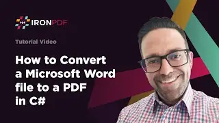 How to Convert DOCX to PDF Using C# | IronPDF