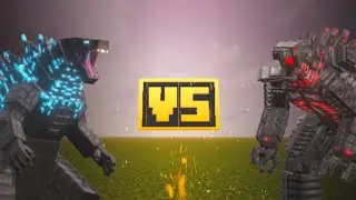 MECHA GODZILLA VS TITANUS GOJIRA - MINECRAFT BATTLE
