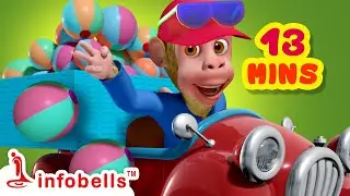 Ek Bandar Ne Kholi Dukaan - Bandar mama | Hindi Rhymes for Children | Infobells #hindirhymes