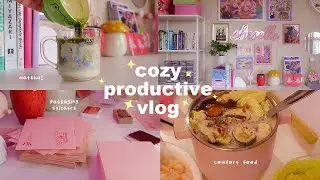 productive day in my life ♡ cozy, aesthetic, & asmr