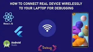 How To Connect Real Device Wirelessly To  Laptop For Debugging | Run Android Apps on Real Device.