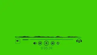 green Screen Audio Spectrum