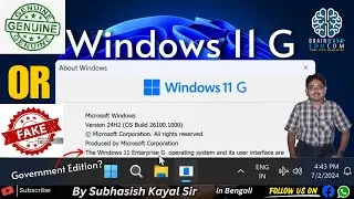 Windows 11 Enterprise G Actual Reality | windows 11