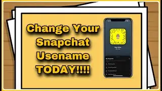 CHANGE YOUR SNAPCHAT USENAME TODAY!!! | CHANGE YOUR USERNAME WITHOUT THE SNAPCHAT UPDATE!!! 2022