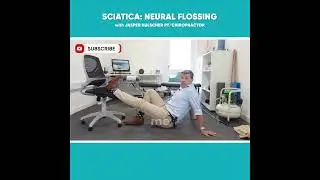 🔥Advanced Sciatica Flossing exercise! #sciatica #sciaticnervepain