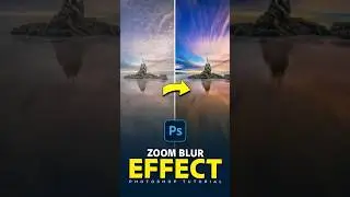 Zoom Blur in Background Photoshop Tutorial