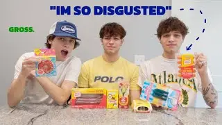 Gummy Food vs. Real Food Challenge!! *disgusting*