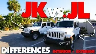 Jeep JL &. JK Differences | Interior + Exterior