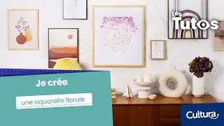 Tuto : Je crée une aquarelle florale