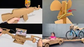 4 INCRÍVEIS COISAS DE PAPELÃO QUE VOCÊ PODE FAZER EM CASA