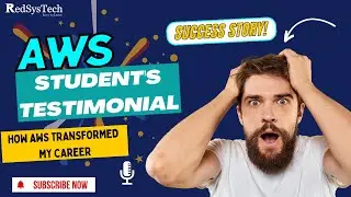 Student testimonial | AWS course online training | AWS Testimonials [2024] | AWS | RedSysTech