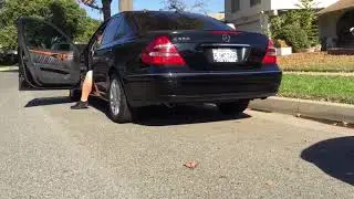 Straight Piped Mercedes E320