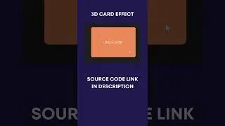 CSS Flip Card | HTML CSS #css #html #tutorials