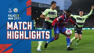 Match Highlights: Crystal Palace 0-1 Manchester City