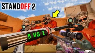 1 AWM vs 5 M40  ЭКСПЕРИМЕНТЫ В STANDOFF 2 / СТАНДОФФ 2