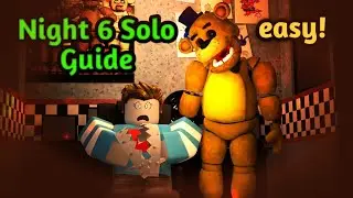 Roblox Fnaf Coop How To Beat Night 6 solo Fnaf 1