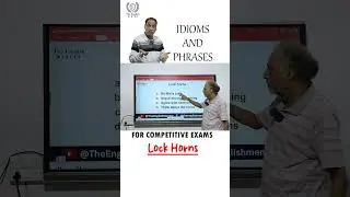 Lock Horns | Idioms and Phrases | #shorts #idiomsandphrases #viral