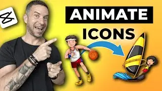 How To Animate ICONS in CapCut 2024