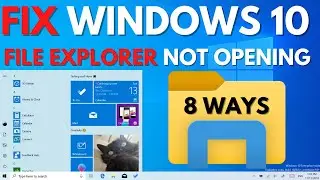 File explorer not opening