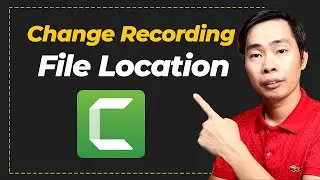 How To Change Camtasia Recording File Location | Camtasia Tutorial