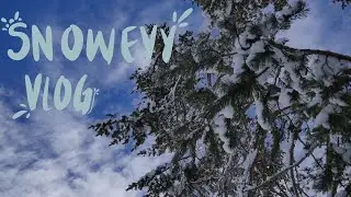 a snow vlog...