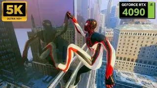 Spider Man: Miles Morales | 5K | Raytracing | DLSS OFF / ON | RTX 4090