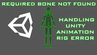 Unity Required Human Bone Not Found | Animation Rig Help