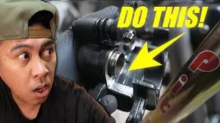 MOTORCYCLE RIDERS DO THIS! Cleaning Motorcycle Brake Caliper Pistons