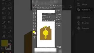 Illustrator Logo Design Tutorial #shortsfeed  #graphicdesign #ytshorts