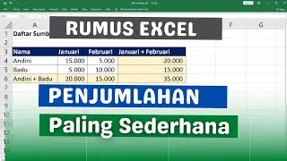 Rumus Excel Penjumlahan Sederhana