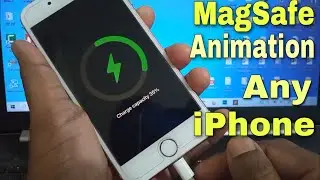 iPhone 12 MagSafe charging animation on any iPhone