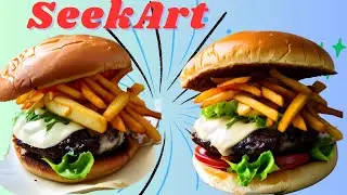 Burgers n Fries - AI Models Review - SeekArt