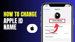 How To Change Apple ID Name | 2024