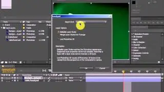 How to import photoshop files into after effects