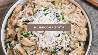 Japanese CREAMY Mushroom Risotto