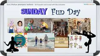 Sunday funday poem - Children enjoy weekend fun help parents at home active and activate everyone