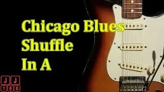 Chicago Shuffle In A - 12 Bar Blues Backing Track In A