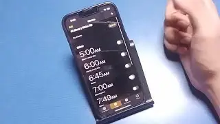 How to set clock alarm in iPhone,iPhone clock alarm settings