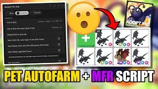 UPDATED Adopt Me Script Hack / GUI  | Pet Autofarm + FREE MFR! Pastebin 2023